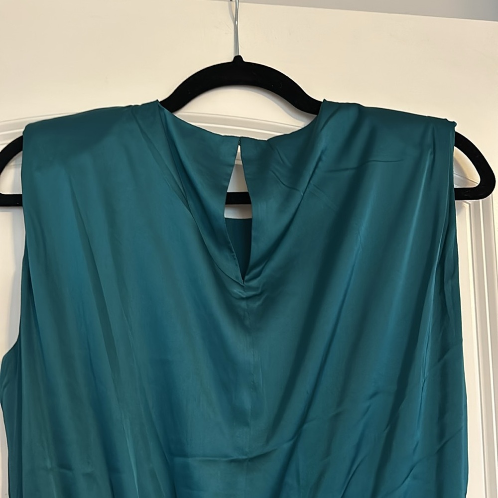 ASTR the Label Teal Satin Mini Dress - Size Small - Picture 9 of 9